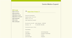 Desktop Screenshot of centromedicocupece.com.br